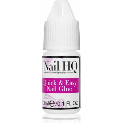 Nail HQ Quick & Easy Nail Glue lepidlo na nechty 3 ml