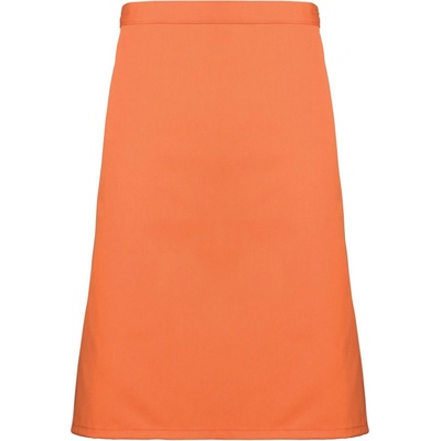 Premier PR151 Zástěra do pasu krátká Colours oranžová