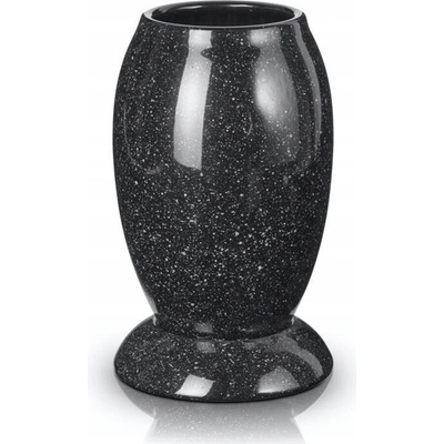 Keramická váza na hrob Polnix černá 22,5x13,5 cm – Hledejceny.cz