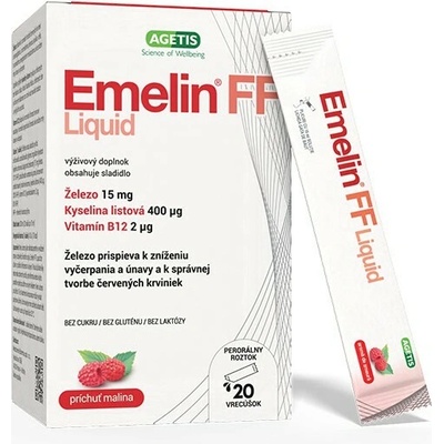 Emelin FF Liquid malina 20 x 15 ml