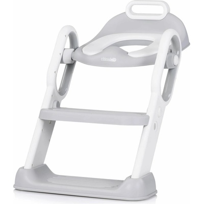 Chipolino Záchodové prkénko se žebříkem Flippy Grey