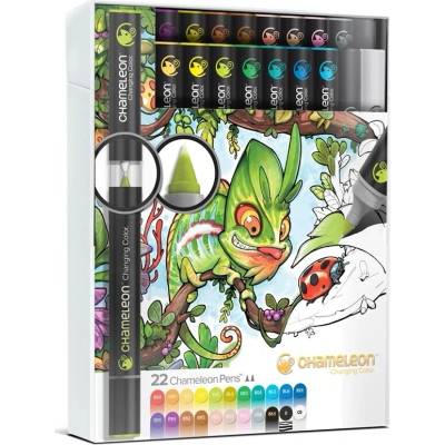 Alkoholový fix, vícebarevný Chameleon, 22 ks