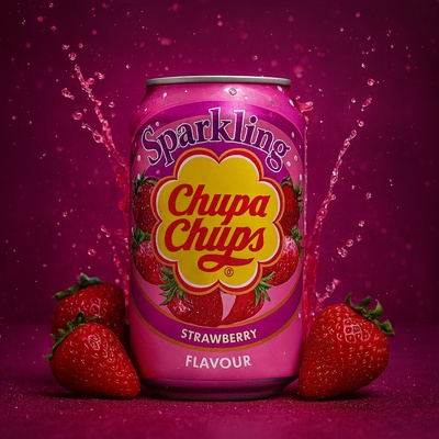 Chupa Chups Strawberry Soda 345 ml