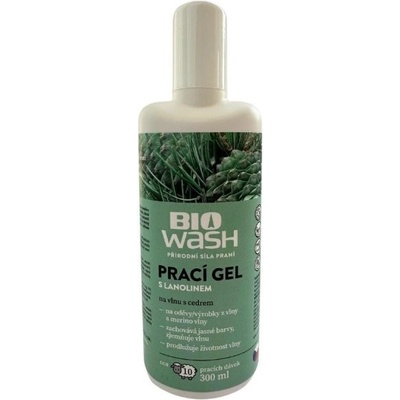 Biowash Prací gel cedr lanolin 300 ml