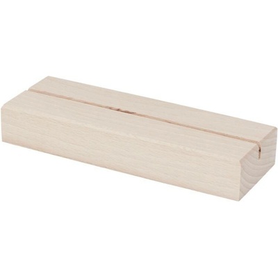 Dřevia Dřevěný stojan na cedulku A5 - 15x5x2 cm Barva: Přírodní – Hledejceny.cz
