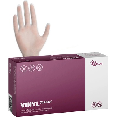 Espeon Vinyl Classic nepudrované bílé 100 ks – Hledejceny.cz