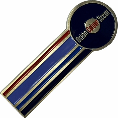 RukaHore Magnetka Ocean Colour Scene - Fridge Magnet: Circle Logo Stripes