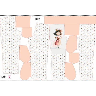 Takoy Panel se střihem rozšířené softshellové kalhoty princezna Emma 140