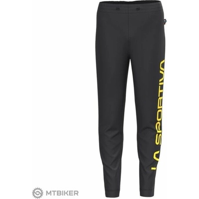 La Sportiva Podium Big Logo kalhoty černá/žlutá