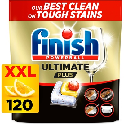 Finish Ultimate Plus kapsle do myčky Lemon 120 ks – Hledejceny.cz