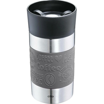 Cilio Viaggio Termohrnek 300 ml šedá