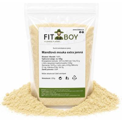 Fitboy Mandlová mouka Extra jemná 250 g