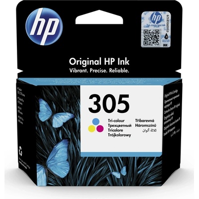 HP 305 originální inkoustová kazeta tříbarevná 3YM60AE – Hledejceny.cz