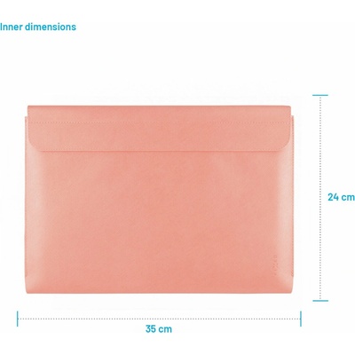 Pouzdro FIXED York pro notebooky o úhlopříčce do 15,3", broskvové FIXYO-15-PEA – Hledejceny.cz
