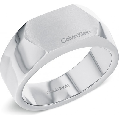 Calvin Klein Pánsky oceľový prsteň Magnify 35100016