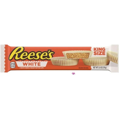 Reese's 4 košíčky plněné arašídovým máslem s polevou z bílé čokolády 79 g