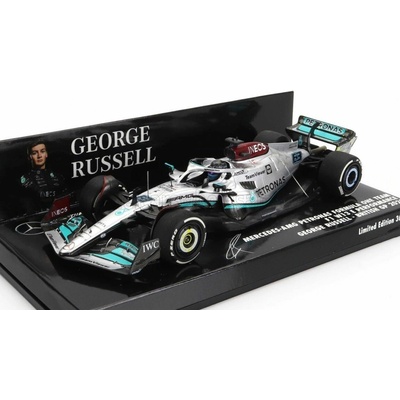 Minichamps Mercedes gp F1 W13e Team Mercedesamg Petronas F1 N 63 Silverstone British Gp 2022 George Russel Silver Green 1:43