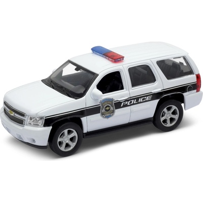 Welly Chevrolet Tahoe 07 POLICE biely 1:34