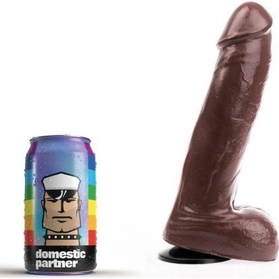 Domestic Partner Wilhelm Brown L, dildo s Vac-U-Lock prísavkou 25 x 6,1 cm