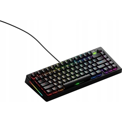 Glorious GMMK 3 75 % Prebuilt Wired GLO-KB-GMMK3-75-PB-FOX-W-BLK-US