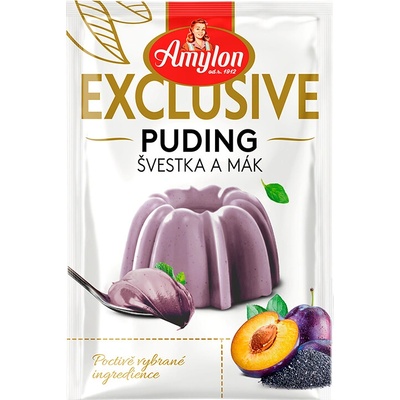 Exclusive puding švestka a mák 40 g – Hledejceny.cz