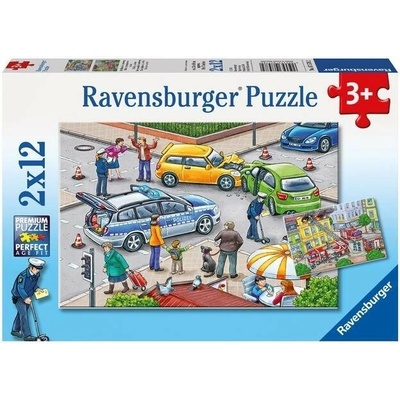 Ravensburger 075782 Záchranné zložky v akcii 2 x 12 dielov