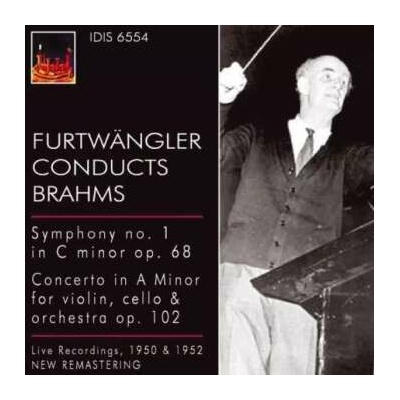 Johannes Brahms: Furtwängler Conducts Brahms Symphony No. 1 In C Minor, Op. 68 Concerto In A Minor For Violin, Cello & Orchestra, Op. 10 2 CD – Hledejceny.cz