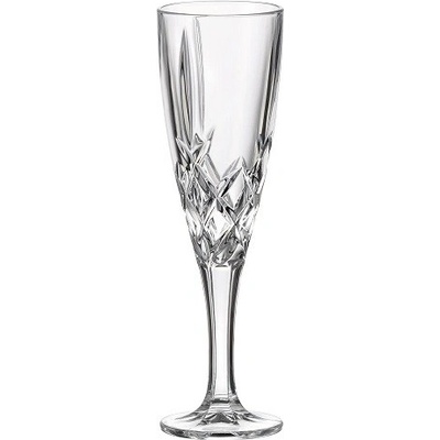 Crystal Bohemia Sklenice na sekt BRIXTON 6 x 180 ml