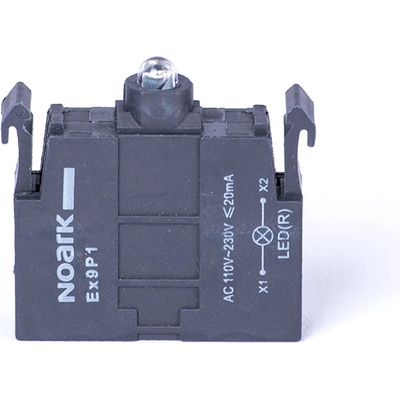 Noark EX9P1 LEDr 24V AC/DC LED jednotka pro Ex9P1, červená, 24 V AC/DC