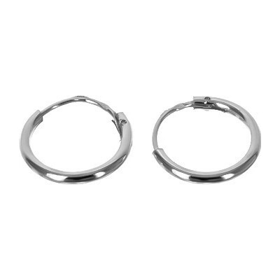 Argento Strieborné náušnice krúžky - 10 mm priemer 65563