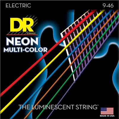 DR Strings Neon Multi-Color NMCE-9/46