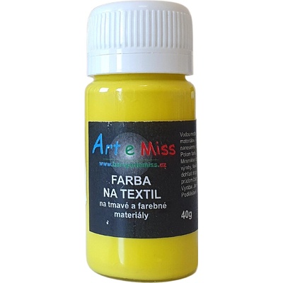 Artemiss Farba na tmavý textil 250 g 62 žltá