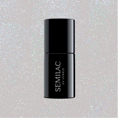 Semilac gel lak 338 Cozy Gray Shimmer Šedá 7 ml