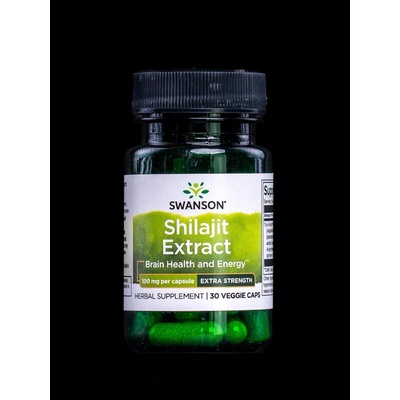 Swanson Shilajit Extract 100 mg 30 kapslí