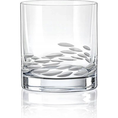 Crystalex sklenice na whisky Barline matný brus 4 x 280 ml