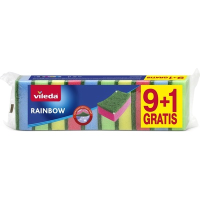 Vileda Rainbow houbičky na nádobí 9+1 ks – Hledejceny.cz
