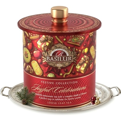 Basilur Festive Tea Joyful Celebrations plech 75 g
