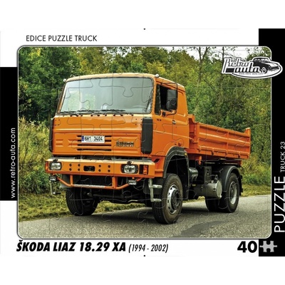 RETRO-AUTA TRUCK č.23 ŠKODA Liaz 18.29 XA 1994-2002 40 dílků