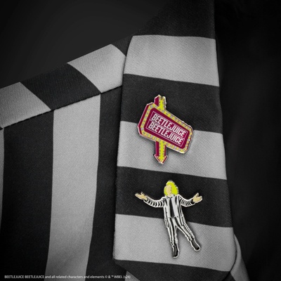 Cinereplicas Sada 2 odznaků Beetlejuice