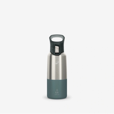 Quechua termoska s rychlým otevíráním nerezová 500 ml zelená
