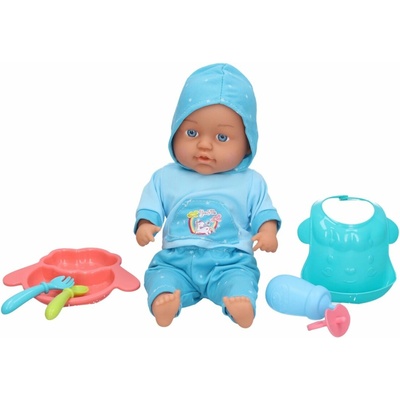 Wiky Bábätko mäkké s doplnkami a zvukovými efektmi 30 cm WKW040093