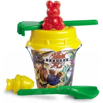 Divertoys Bakugan kbelík set do písku 23567 žluto zelený – Hledejceny.cz