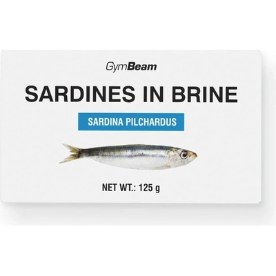 GymBeam Sardinky ve vlastní šťávě 125 g