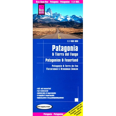 Patagonia & Tierra del Fuego - přehledová mapa