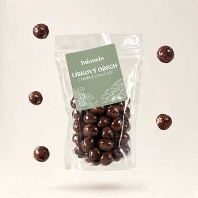 Lískový ořech v hořké čokoládě 500 g
