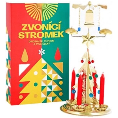 ANDĚLSKÉ ZVONĚNÍ zvonící stromeček původní česká výroba