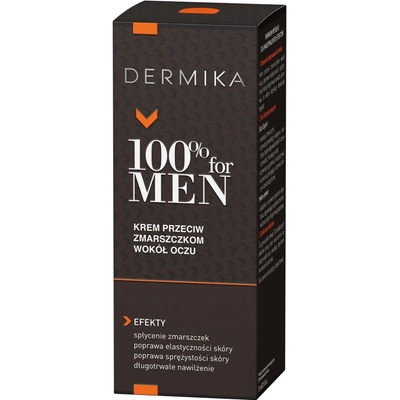 Dermika 100% for Men protivráskový oční krém 15 ml – Hledejceny.cz