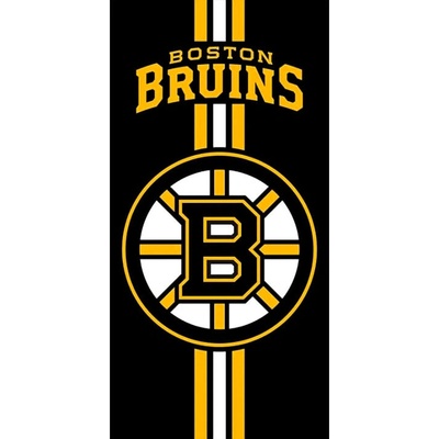 TipTrade s.r.o. osuška NHL Boston Bruins Prestige Black 70 x 140 cm