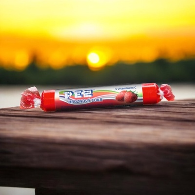 PEZ hroznový cukr jahoda 39 g
