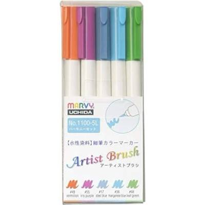 Marvy Artist Brush 1100 5 ks Harmony